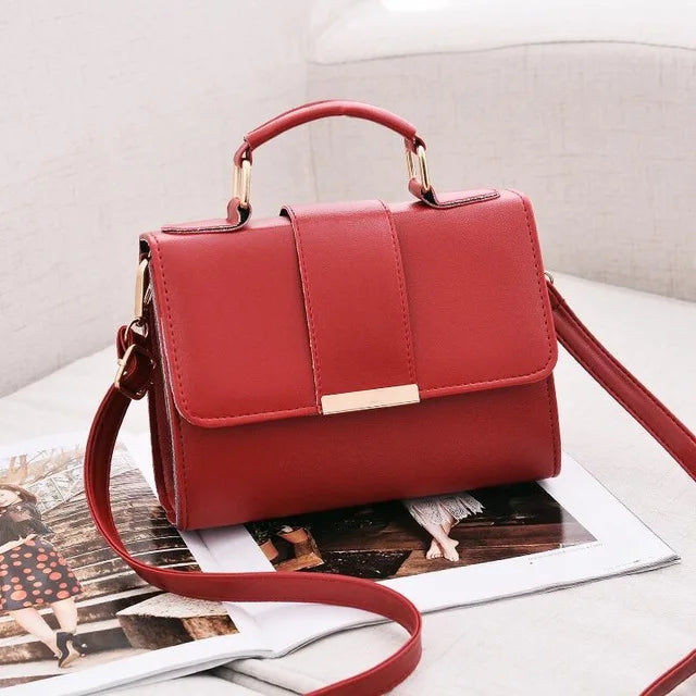 TAS TANGAN WANITA PREMIUM BAHAN PU KULIT ELEGAN GAYA MUSIM PANAS | Women's Premium PU Leather Handbag Elegant Summer Fashion Shoulder Bag