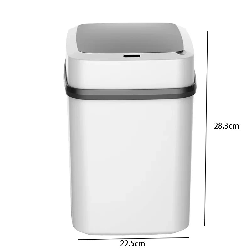 TEMPAT SAMPAH PINTAR SENSOR GERAK OTOMATIS TUTUP TERBUKA SENDIRI | Automatic Induction Smart Garbage Bin Touchless Motion Sensor Waste Bin