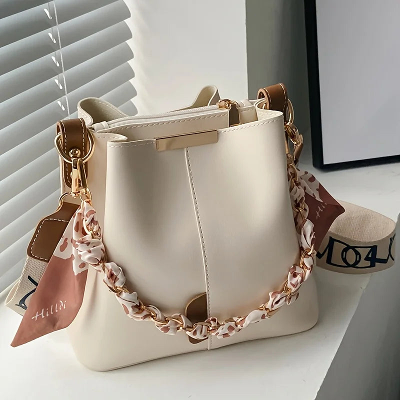 TAS WANITA MODEL BARU KAPASITAS BESAR TALI RANTAI ELEGAN - BERKAH REJEKIMU GROUP