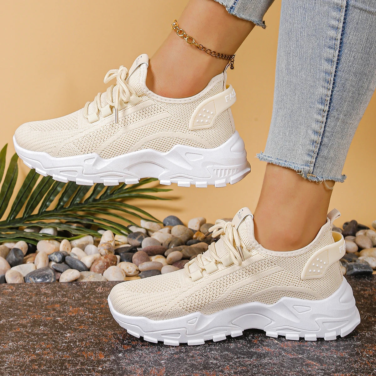 SEPATU OLAHRAGA WANITA PREMIUM BAHAN JARING BERNAFAS MODEL BARU 2025 - BERKAH REJEKIMU GROUP