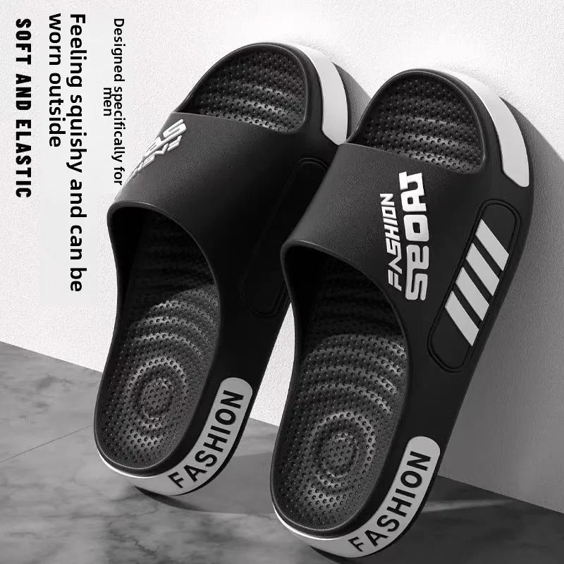 Sandal Wanita & Pasangan Sol Empuk - Model Sporty Anti Selip Semua Ukuran