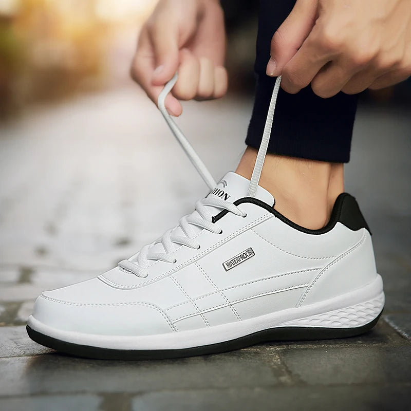 SEPATU KASUAL PRIA PREMIUM BAHAN PU KULIT BERNAFAS TREND KEKINIAN - BERKAH REJEKIMU GROUP