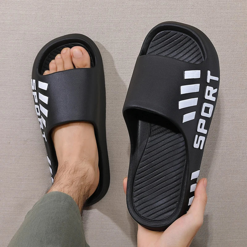 Sandal Pria Sol Tebal Empuk - Model Sporty Nyaman Dipakai Semua Ukuran