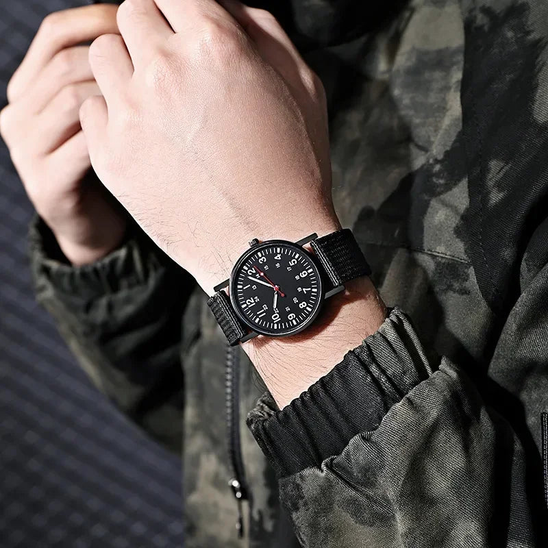 Jam Tangan Kulit Klasik Angka - Model Formal Elegan