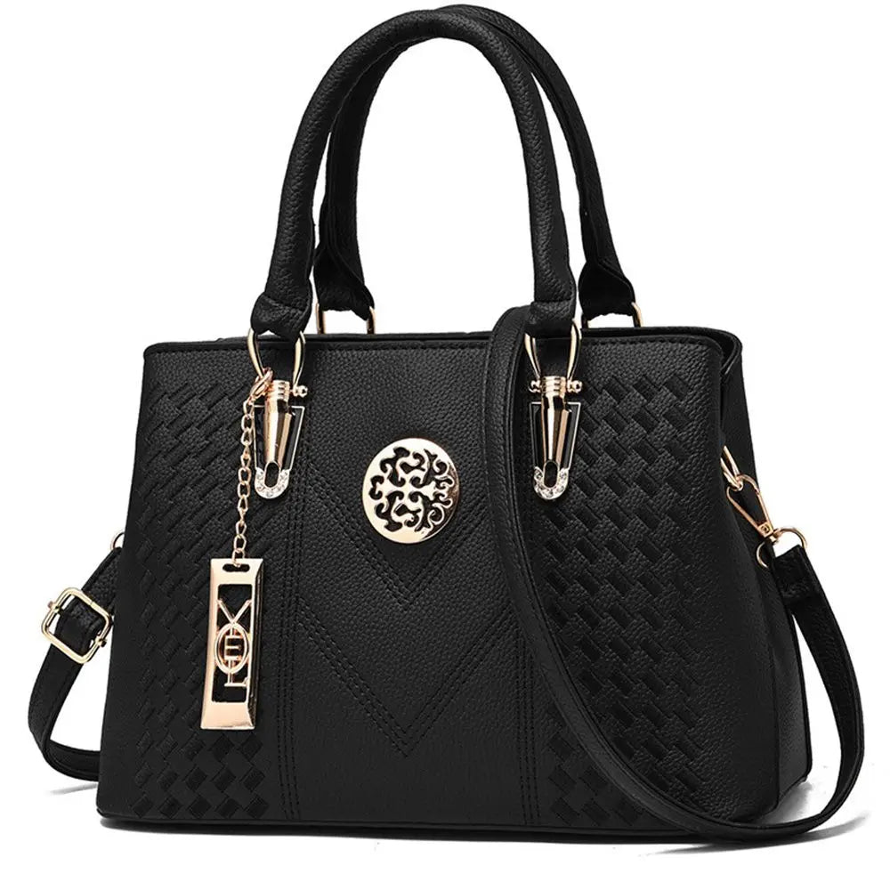 Tas Tangan Wanita Model Elegan - Bahan Kulit Premium Muat Banyak Barang