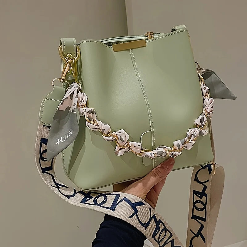 TAS WANITA MODEL BARU KAPASITAS BESAR TALI RANTAI ELEGAN - BERKAH REJEKIMU GROUP