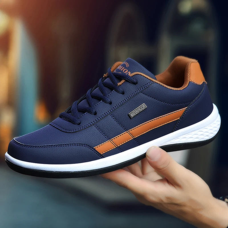 SEPATU KASUAL PRIA PREMIUM BAHAN PU KULIT BERNAFAS TREND KEKINIAN - BERKAH REJEKIMU GROUP