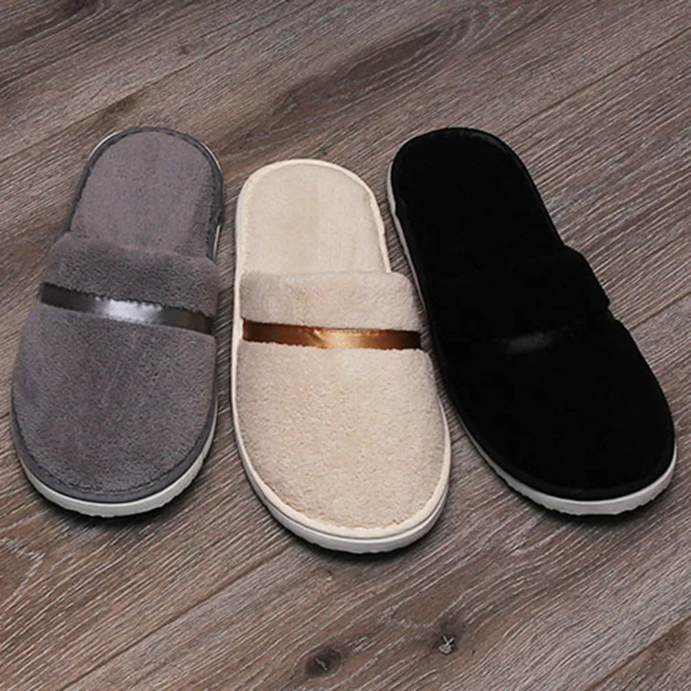 SANDAL RUMAH & HOTEL BAHAN LEMBUT ANTI SELIP WARNA CANTIK NYAMAN & ELEGAN | Soft Coral Fleece Non-Slip Indoor & Hotel Guest Slippers Comfortable Portable