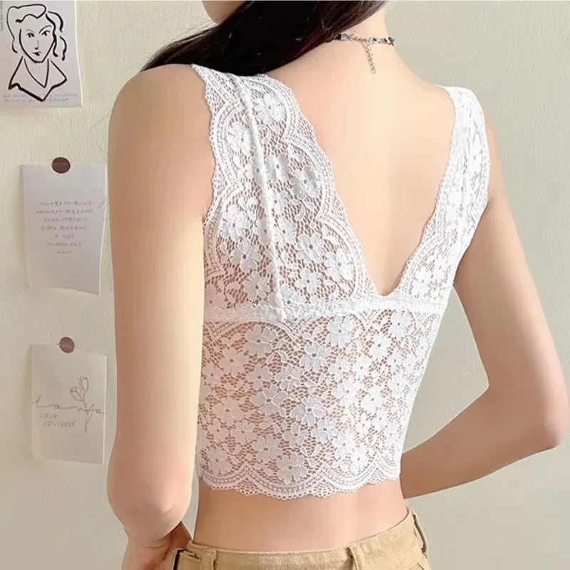 BRALETTE WANITA BAHAN RENDA TALI RENDA TANPA KAWAT - BERKAH REJEKIMU GROUP