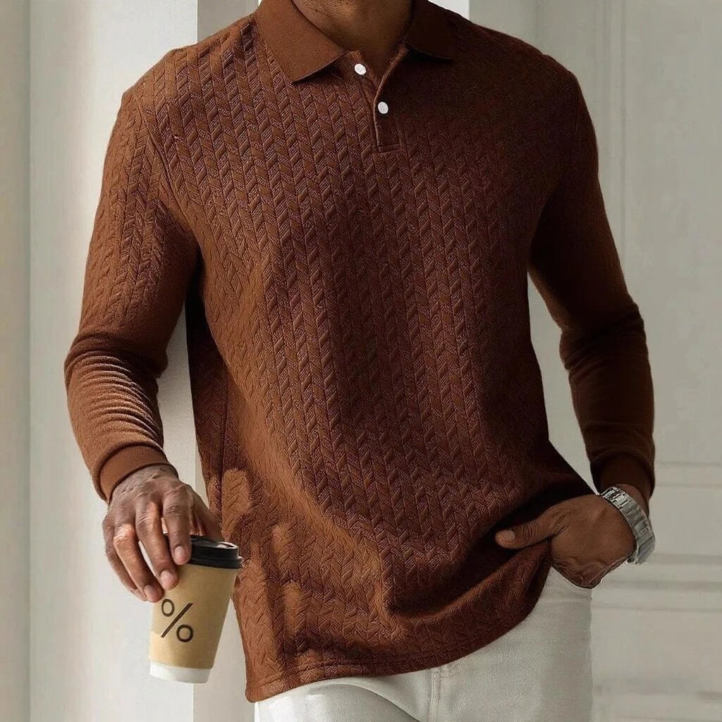 KAOS POLO PRIA PREMIUM LENGAN PANJANG KUALITAS TINGGI GAYA BISNIS - BERKAH REJEKIMU GROUP