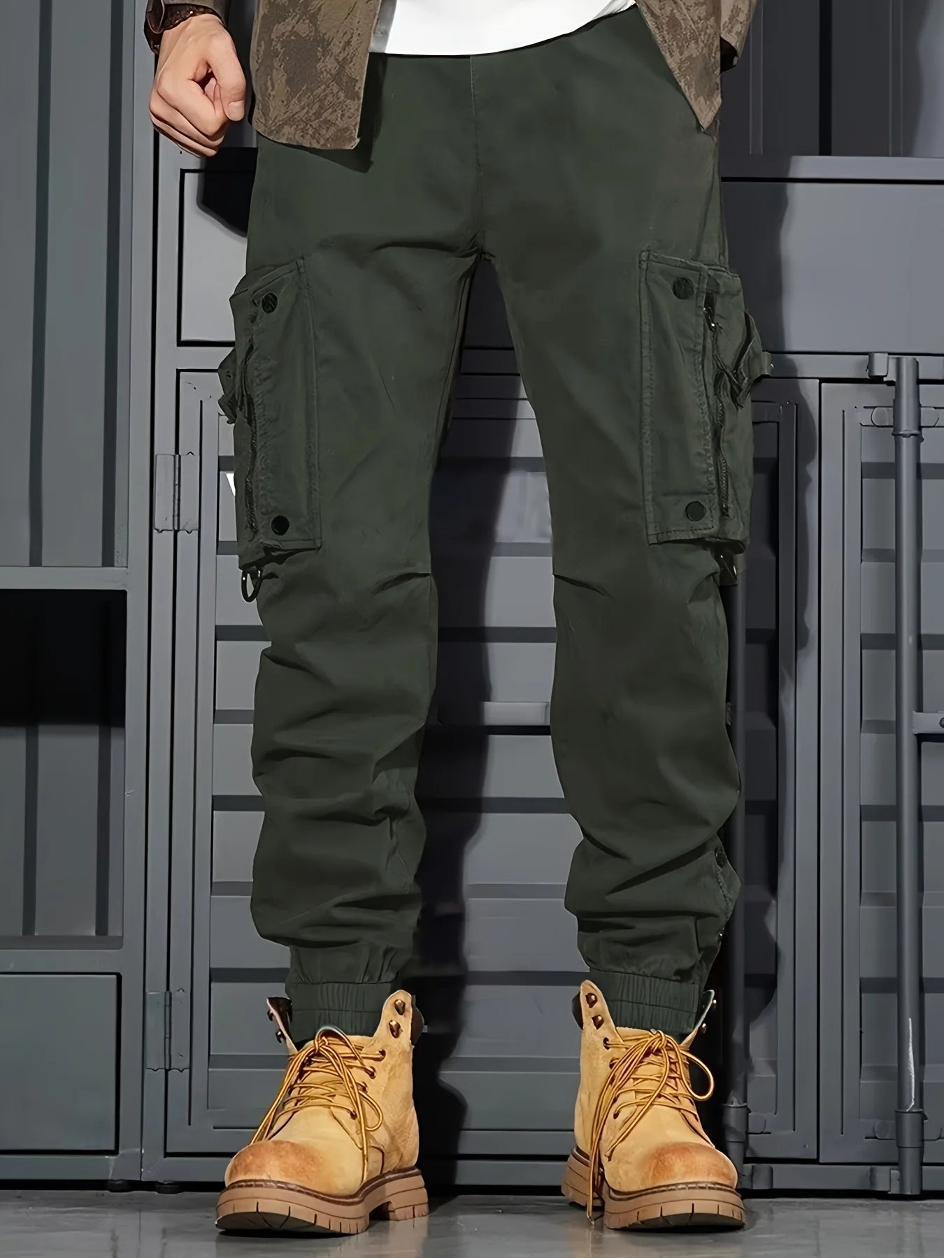 CELANA KARGO TAKTIKAL PRIA PREMIUM BANYAK SAKU MODEL KEKINIAN | Men's Multi-Pockets Tactical Cargo Pants Techwear