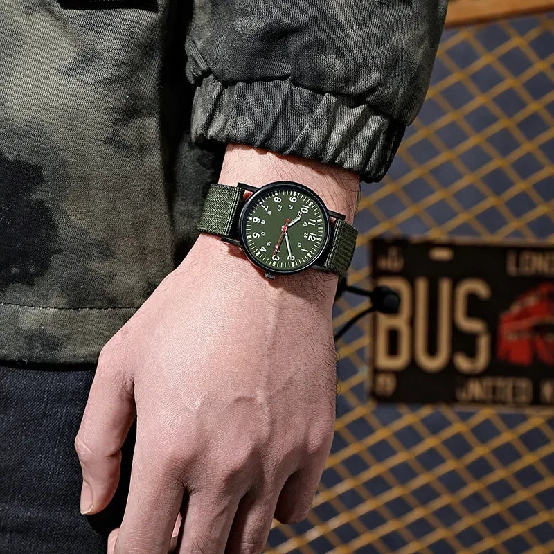 Jam Tangan Kulit Klasik Angka - Model Formal Elegan