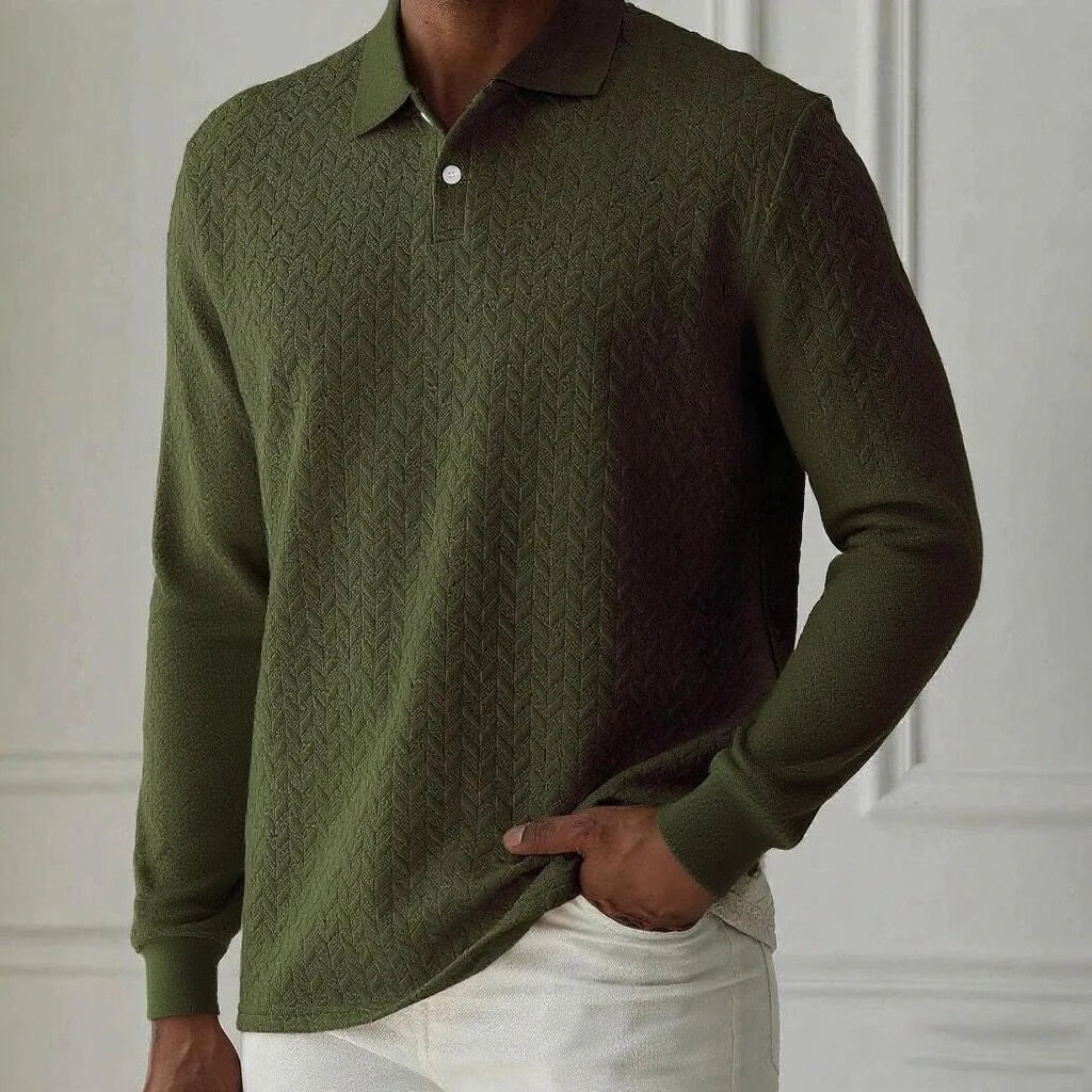 KAOS POLO PRIA PREMIUM LENGAN PANJANG KUALITAS TINGGI GAYA BISNIS - BERKAH REJEKIMU GROUP