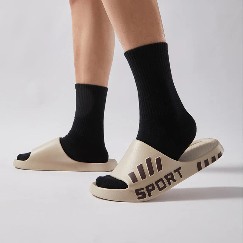 Sandal Pria Sol Tebal Empuk - Model Sporty Nyaman Dipakai Semua Ukuran