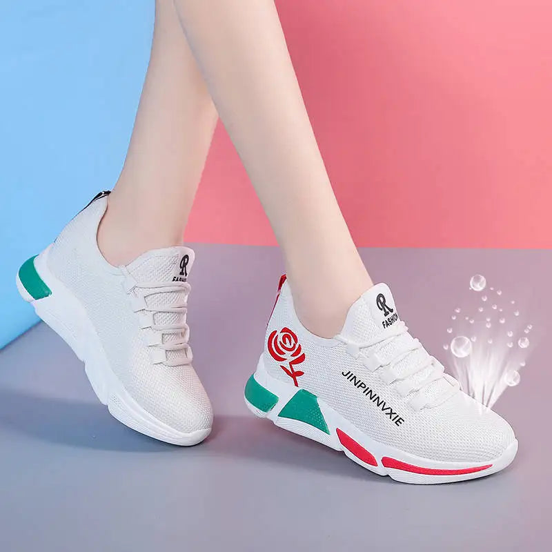 SEPATU OLAHRAGA WANITA MODEL SANTAI RINGAN DAN TIDAK LICIN NYAMAN & BERKUALITAS | Women's Casual Sports Shoes Lightweight Non-Slip Outdoor Walking Tennis Sneakers