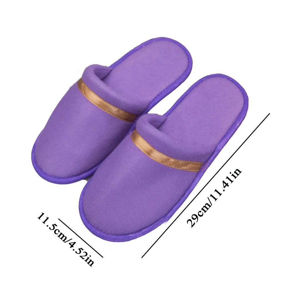 SANDAL RUMAH & HOTEL BAHAN LEMBUT ANTI SELIP WARNA CANTIK NYAMAN & ELEGAN | Soft Coral Fleece Non-Slip Indoor & Hotel Guest Slippers Comfortable Portable