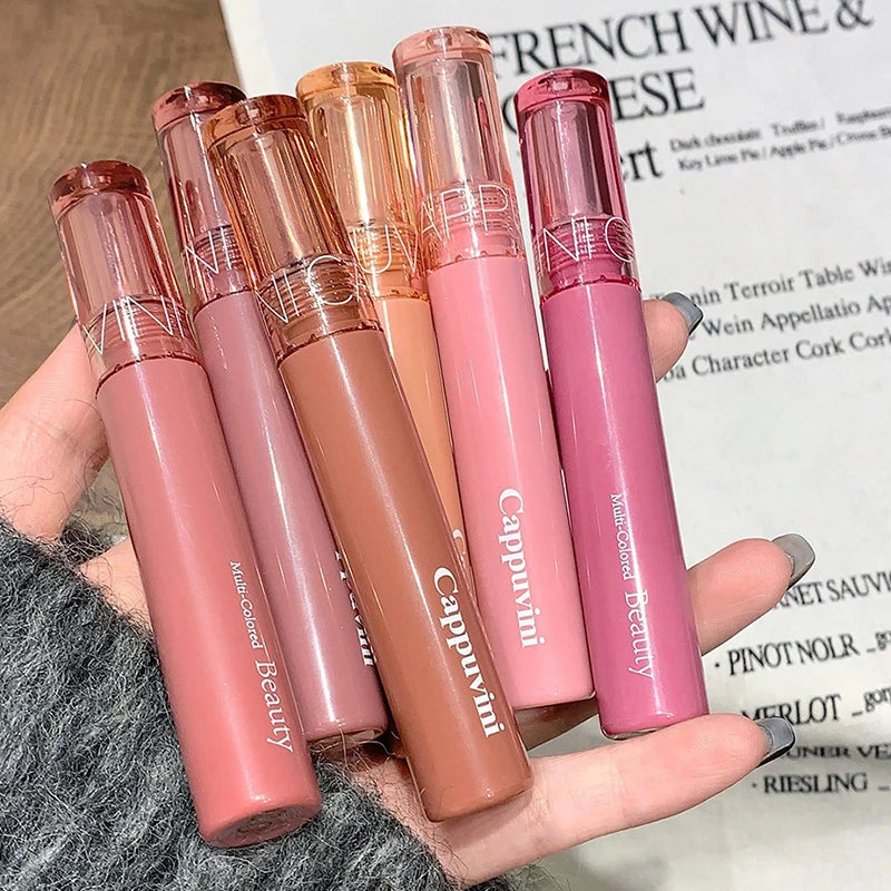 LIP GLOSS JELI BERKILAU TAMPAK LEMBAP WARNA CANTIK | Beauty Juice Lip Glaze Gummy Jelly Mirror Shine Moisturizing Lip Gloss Cosmetics