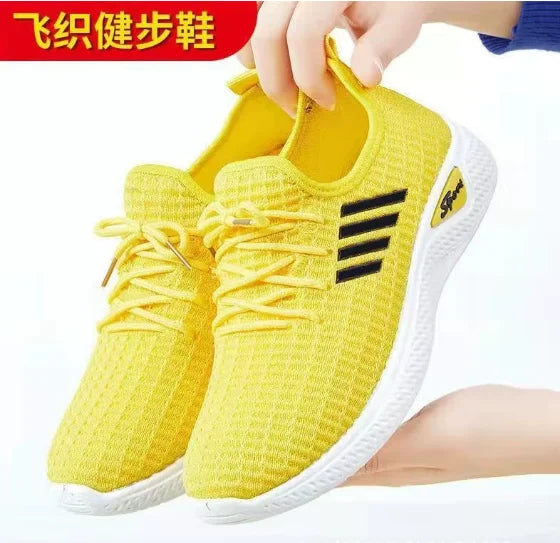 Sepatu Sneakers Wanita Bahan Jaring - Ringan Lentik Nyaman Semua Ukuran