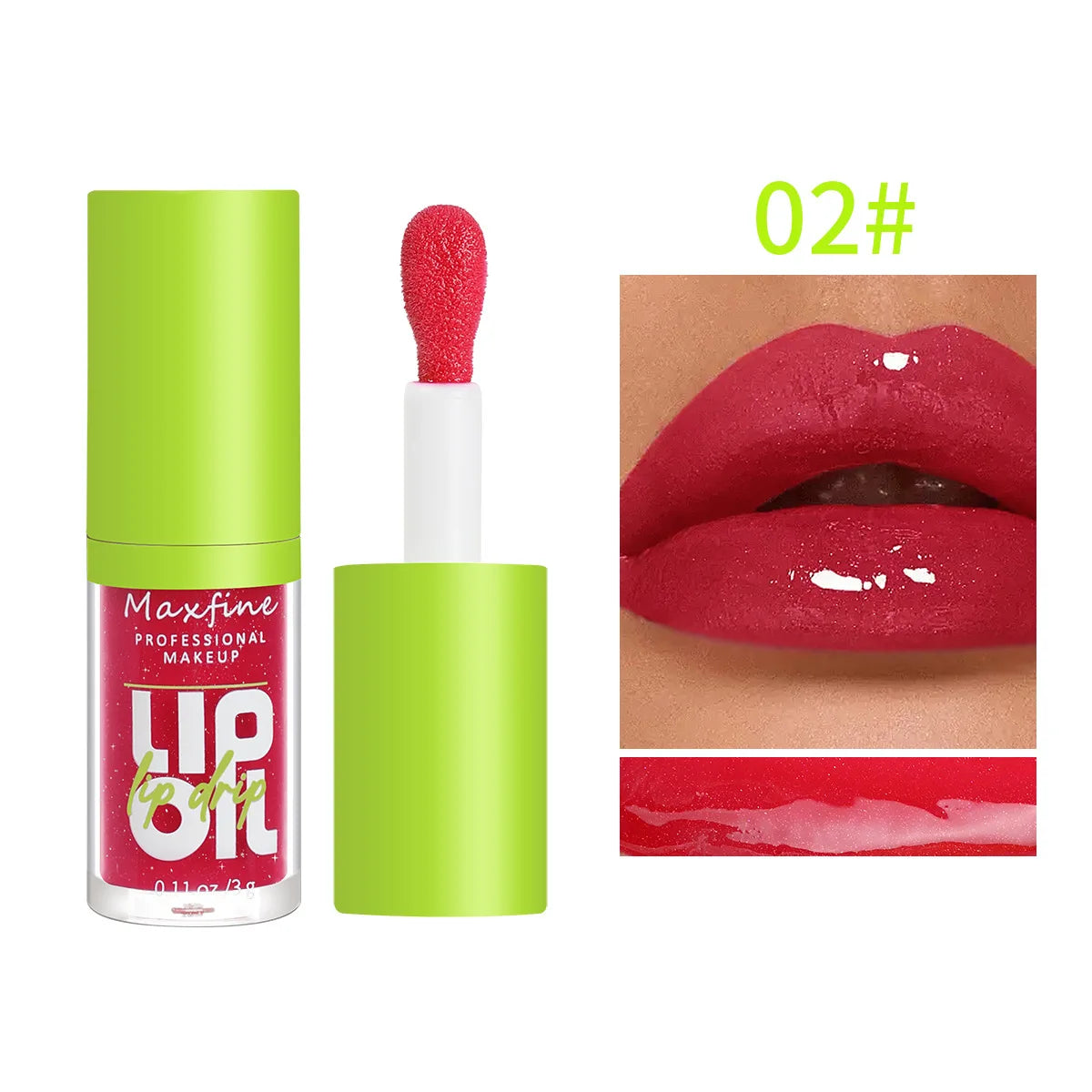 LIP GLOSS CAIR TAHAN AIR LEMBAP TIDAK LUNTUR BERKILAU | Waterproof Moisturizing Lip Gloss Long Lasting Non-stick Cup Shiny Cosmetics