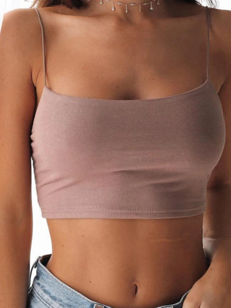 TANK TOP WANITA POLOS BAHAN HALUS ADEM NYAMAN - BERKAH REJEKIMU GROUP