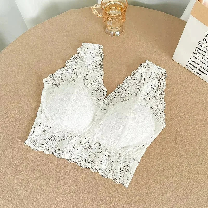 BRALETTE WANITA BAHAN RENDA TALI RENDA TANPA KAWAT - BERKAH REJEKIMU GROUP