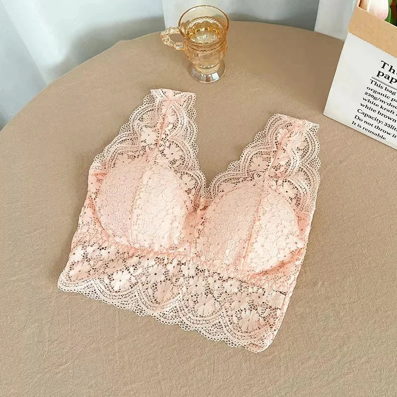 BRALETTE WANITA BAHAN RENDA TALI RENDA TANPA KAWAT - BERKAH REJEKIMU GROUP