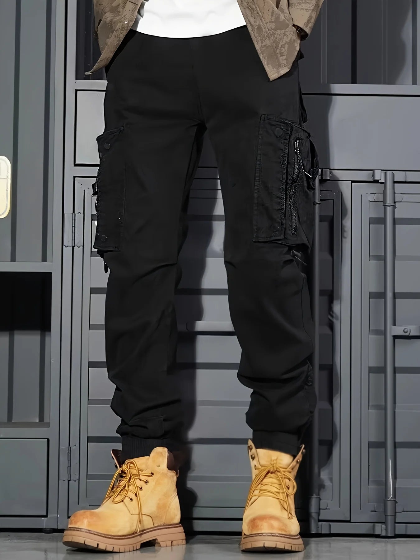 CELANA KARGO TAKTIKAL PRIA PREMIUM BANYAK SAKU MODEL KEKINIAN | Men's Multi-Pockets Tactical Cargo Pants Techwear