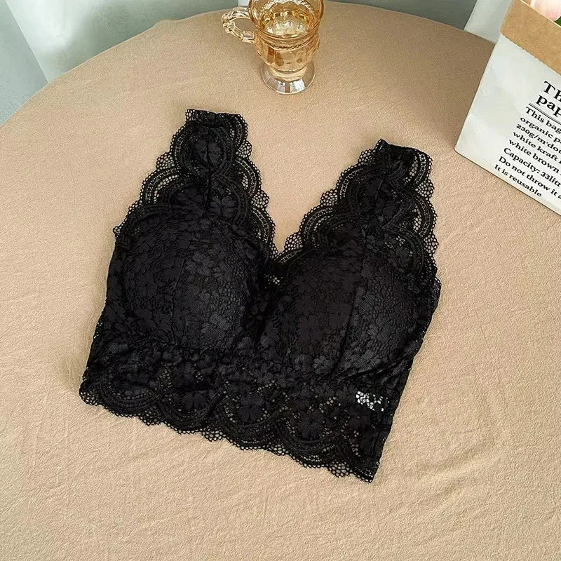 BRALETTE WANITA BAHAN RENDA TALI RENDA TANPA KAWAT - BERKAH REJEKIMU GROUP