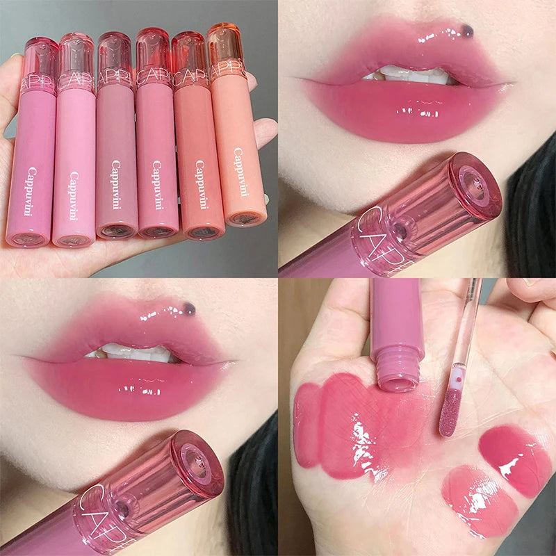 LIP GLOSS JELI BERKILAU TAMPAK LEMBAP WARNA CANTIK | Beauty Juice Lip Glaze Gummy Jelly Mirror Shine Moisturizing Lip Gloss Cosmetics