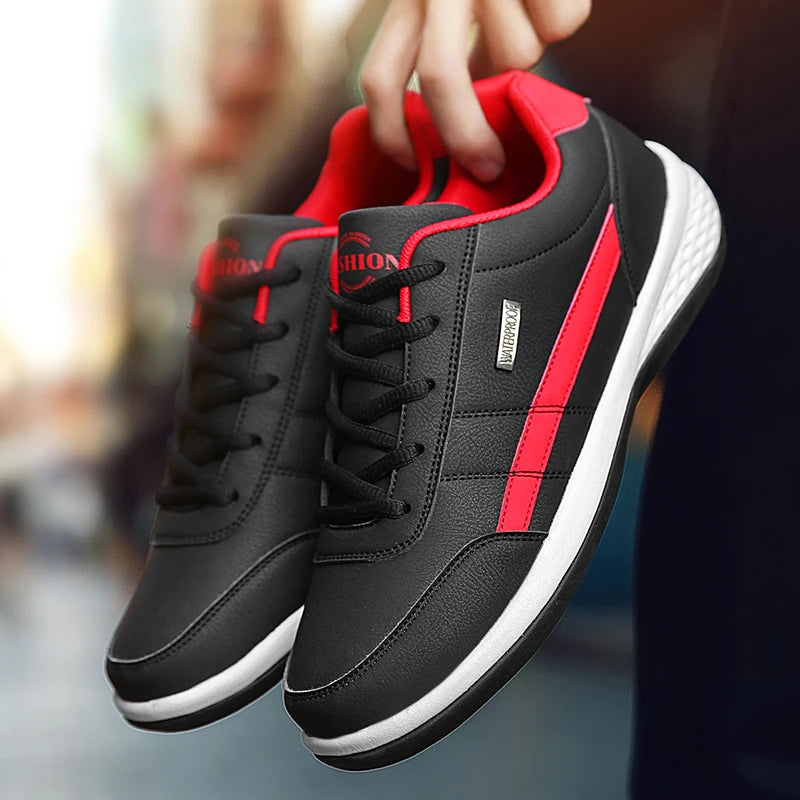 SEPATU KASUAL PRIA PREMIUM BAHAN PU KULIT BERNAFAS TREND KEKINIAN - BERKAH REJEKIMU GROUP