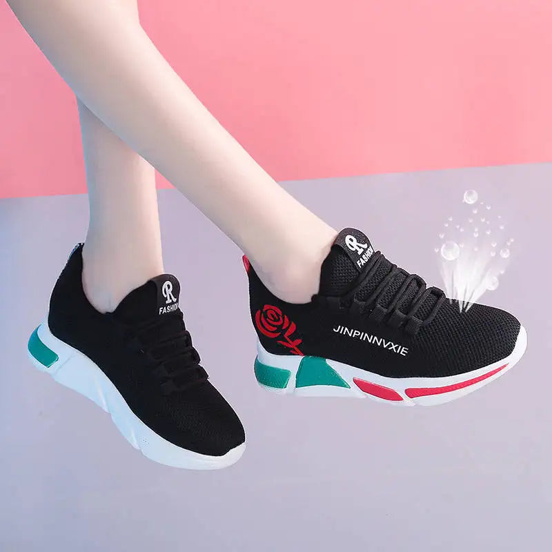SEPATU OLAHRAGA WANITA MODEL SANTAI RINGAN DAN TIDAK LICIN NYAMAN & BERKUALITAS | Women's Casual Sports Shoes Lightweight Non-Slip Outdoor Walking Tennis Sneakers