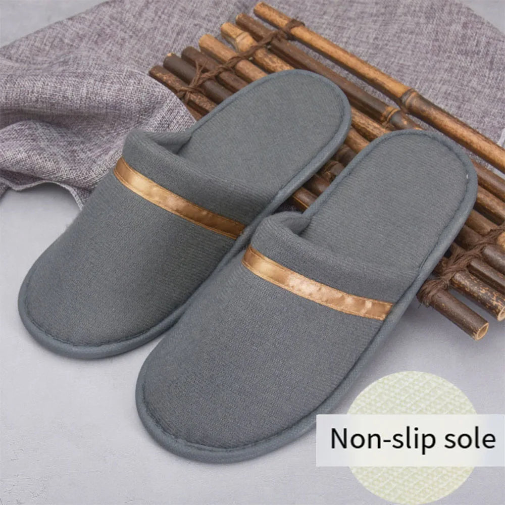 SANDAL RUMAH & HOTEL BAHAN LEMBUT ANTI SELIP WARNA CANTIK NYAMAN & ELEGAN | Soft Coral Fleece Non-Slip Indoor & Hotel Guest Slippers Comfortable Portable