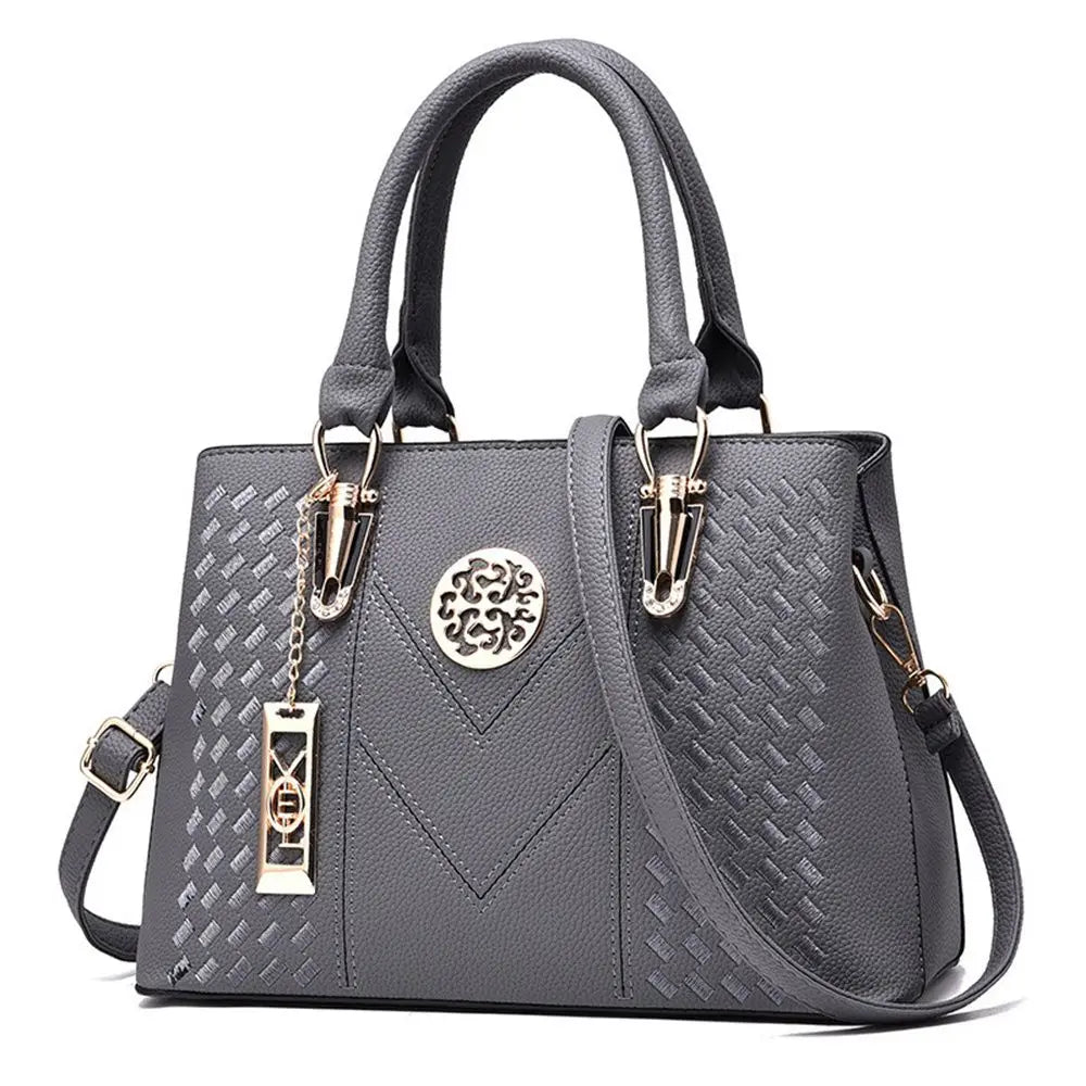 Tas Tangan Wanita Model Elegan - Bahan Kulit Premium Muat Banyak Barang