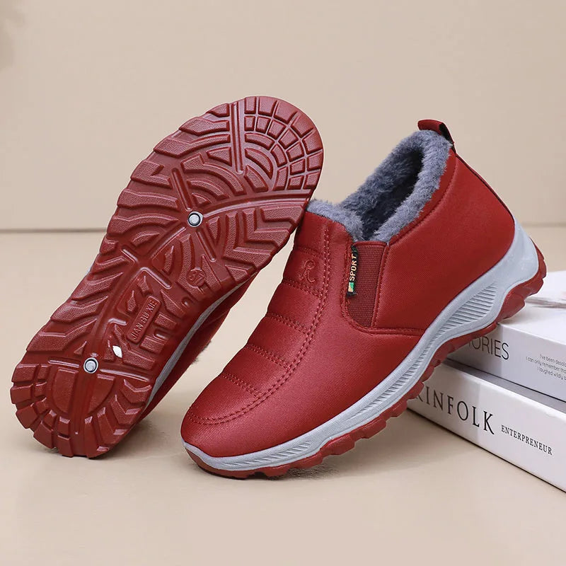 Sepatu Pria Bahan Tebal Berbulu Dalam - Sol Kokoh Anti Licin Nyaman Semua Ukuran