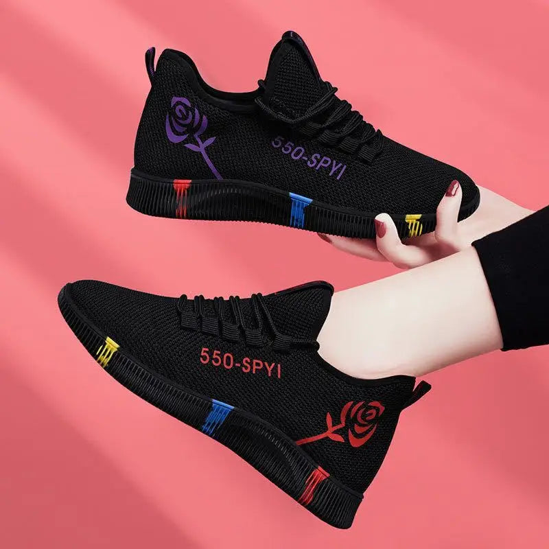 SEPATU OLAHRAGA WANITA MODEL SANTAI RINGAN DAN TIDAK LICIN NYAMAN & BERKUALITAS | Women's Casual Sports Shoes Lightweight Non-Slip Outdoor Walking Tennis Sneakers