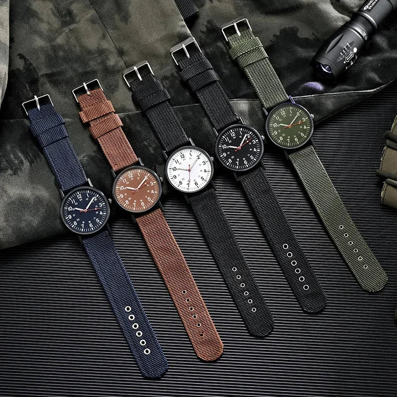 Jam Tangan Kulit Klasik Angka - Model Formal Elegan